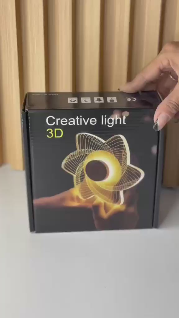 Lampara 3D Giratoria Decorativa